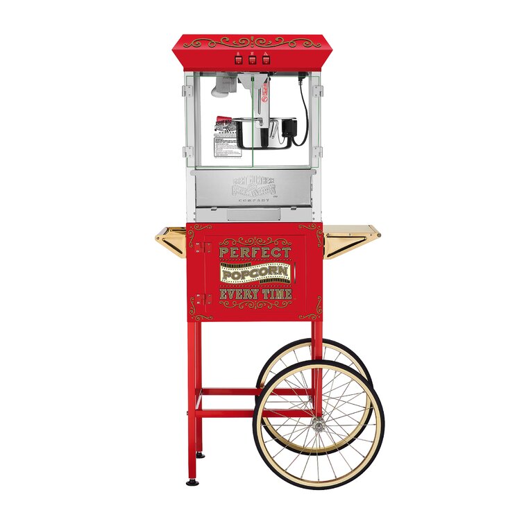 Commercial popcorn best sale cart